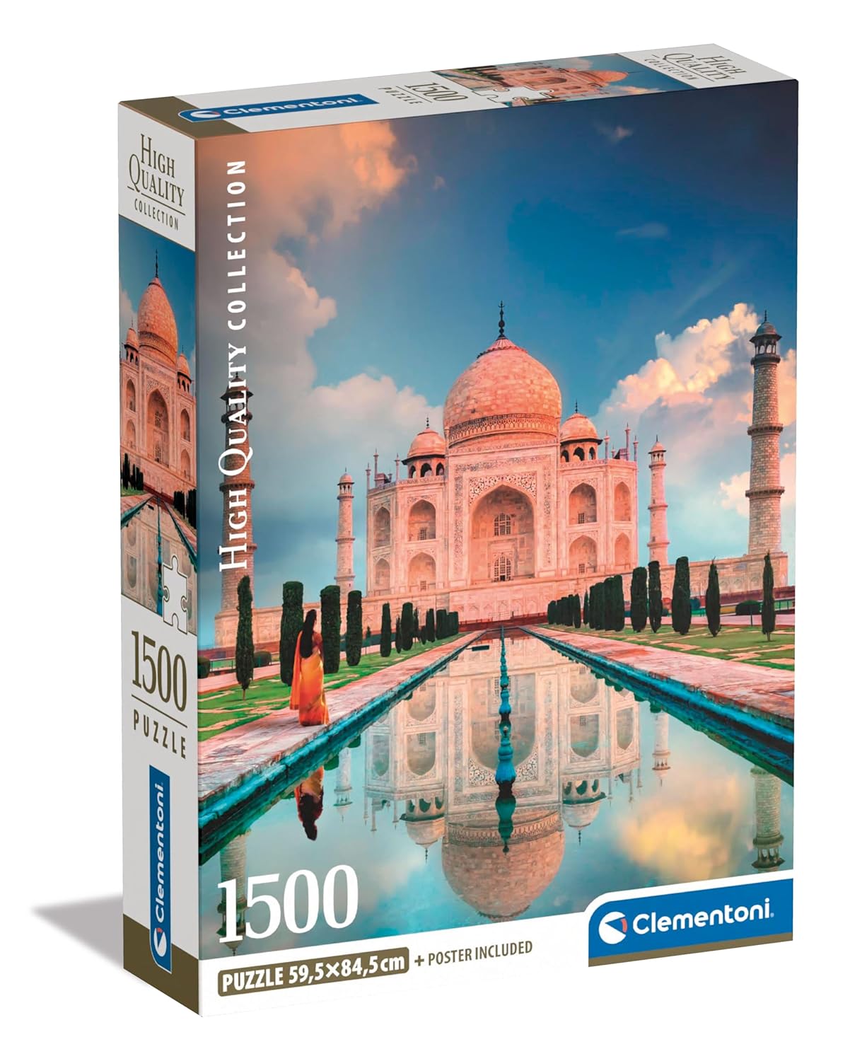CLEMENTONI — Puzzle Taj Mahal 1500 pièces 59,2 x 84,3 cm – Image 10