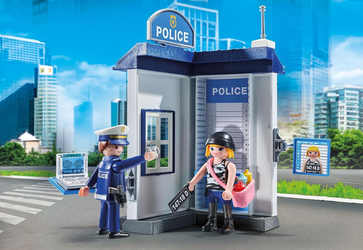 PLAYMOBIL Action Heroes — Salle d'enquête de la Police – Image 16