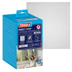 TESA Insect Stop 2-en-1 — Écran anti-pollen 150 x 180 cm