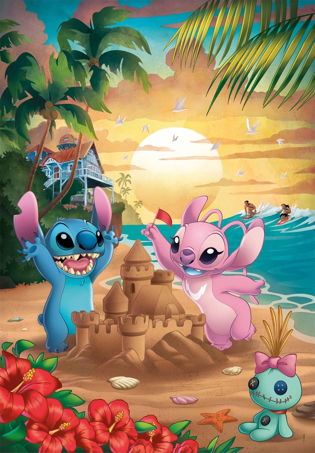 CLEMENTONI — Puzzle Disney Stitch 500 pièces 49 x 36 cm – Image 43