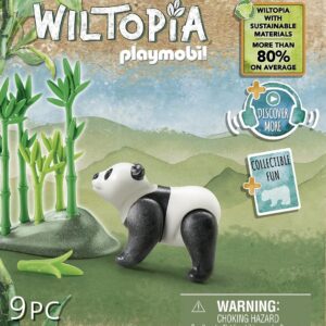 Alternative view of PLAYMOBIL Wiltopia 71060 — Panda avec carte à collectionner