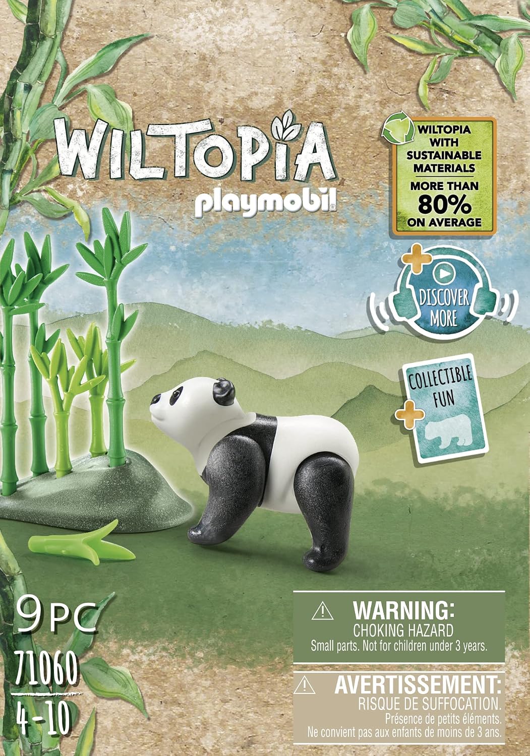 PLAYMOBIL Wiltopia 71060 — Panda avec carte à collectionner – Image 8