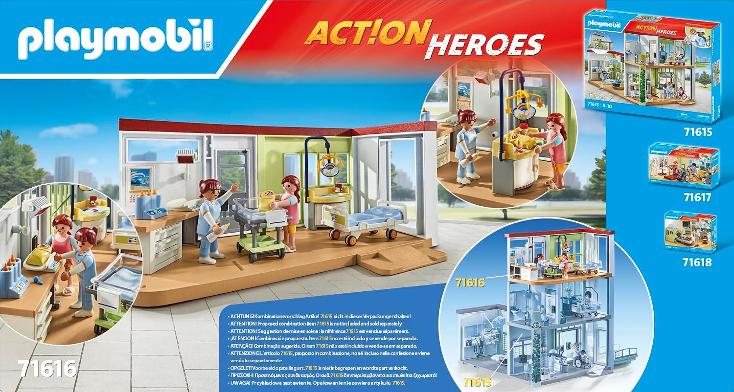 PLAYMOBIL Action Heroes — Chambre de maternité – Image 5