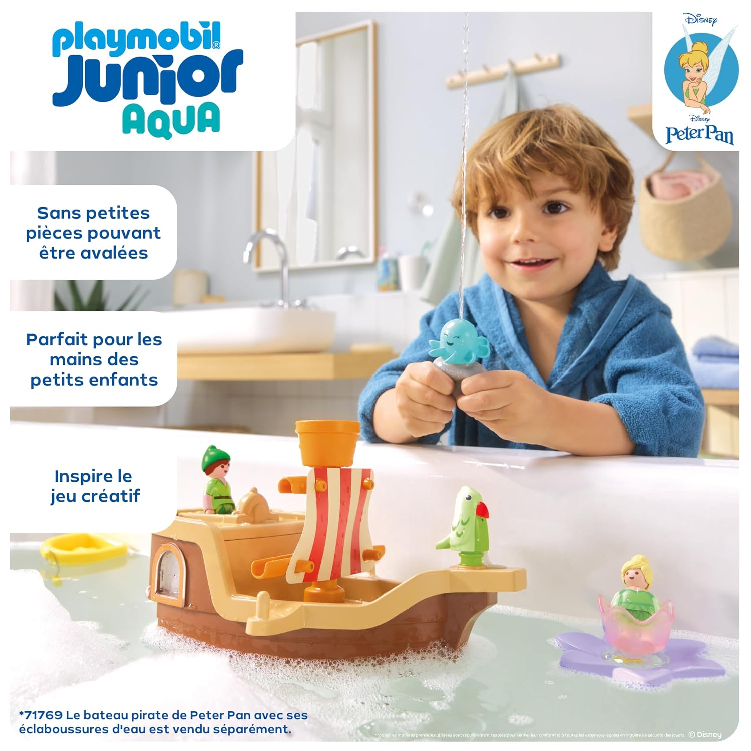 PLAYMOBIL Junior Aqua Disney — Fleur magique de Fée Clochette – Image 3