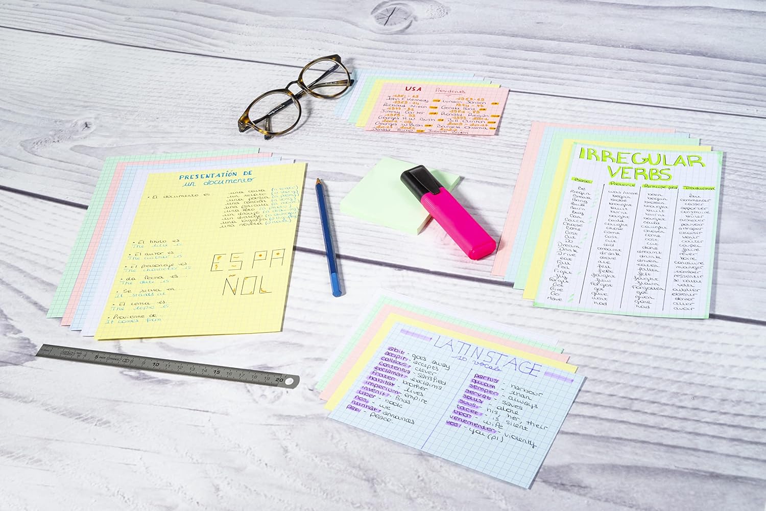 Exacompta - Réf. 13209E - Étui de 100 fiches bristol quadrillées 5x5 non perforées - format 105 x 148 mm - compatibles avec imprimante jet d'encre, laser et photocopieur - couleur blanc – Image 13