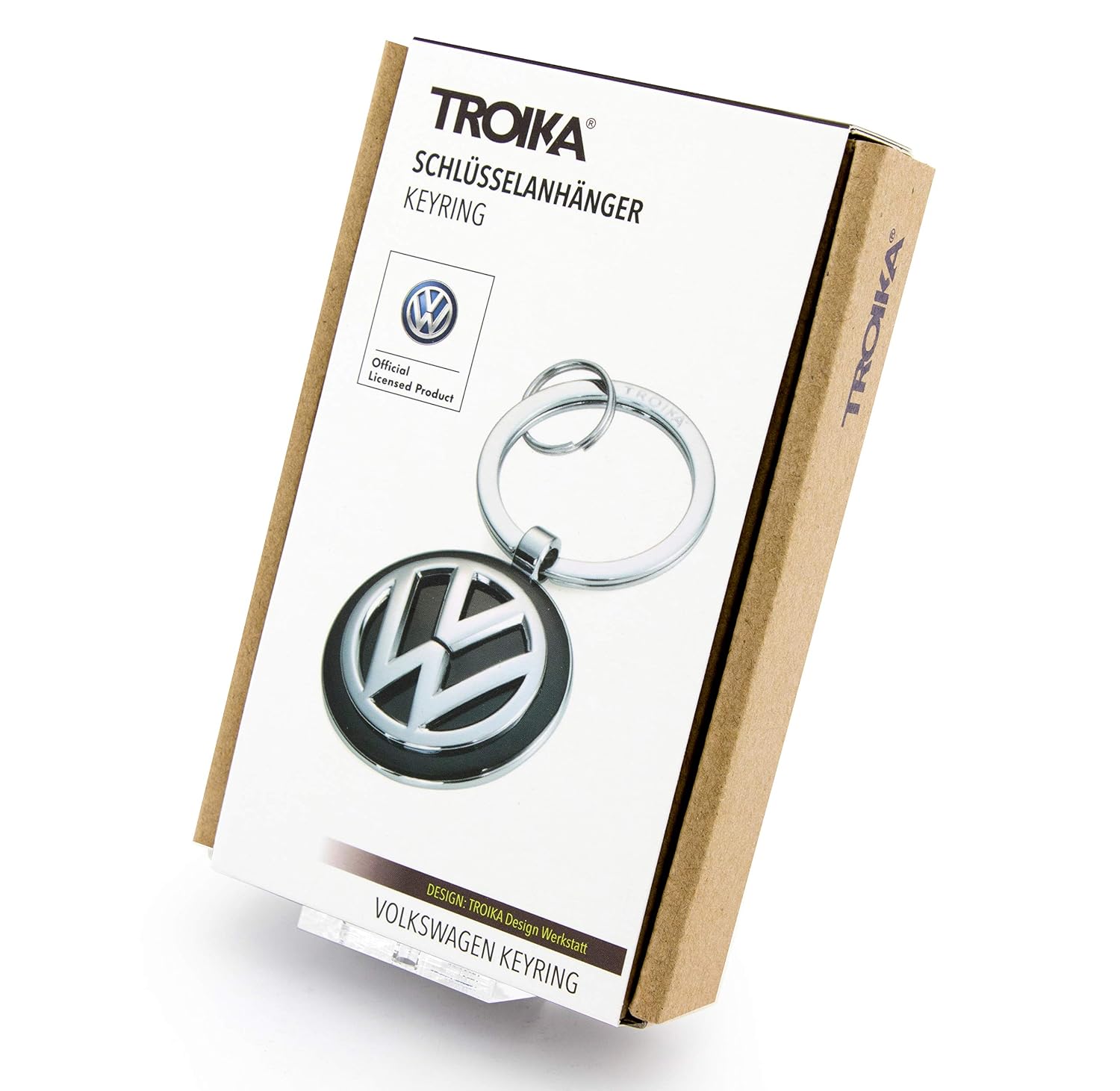 TROIKA VW — Porte-clés logo Volkswagen chromé noir – Image 7