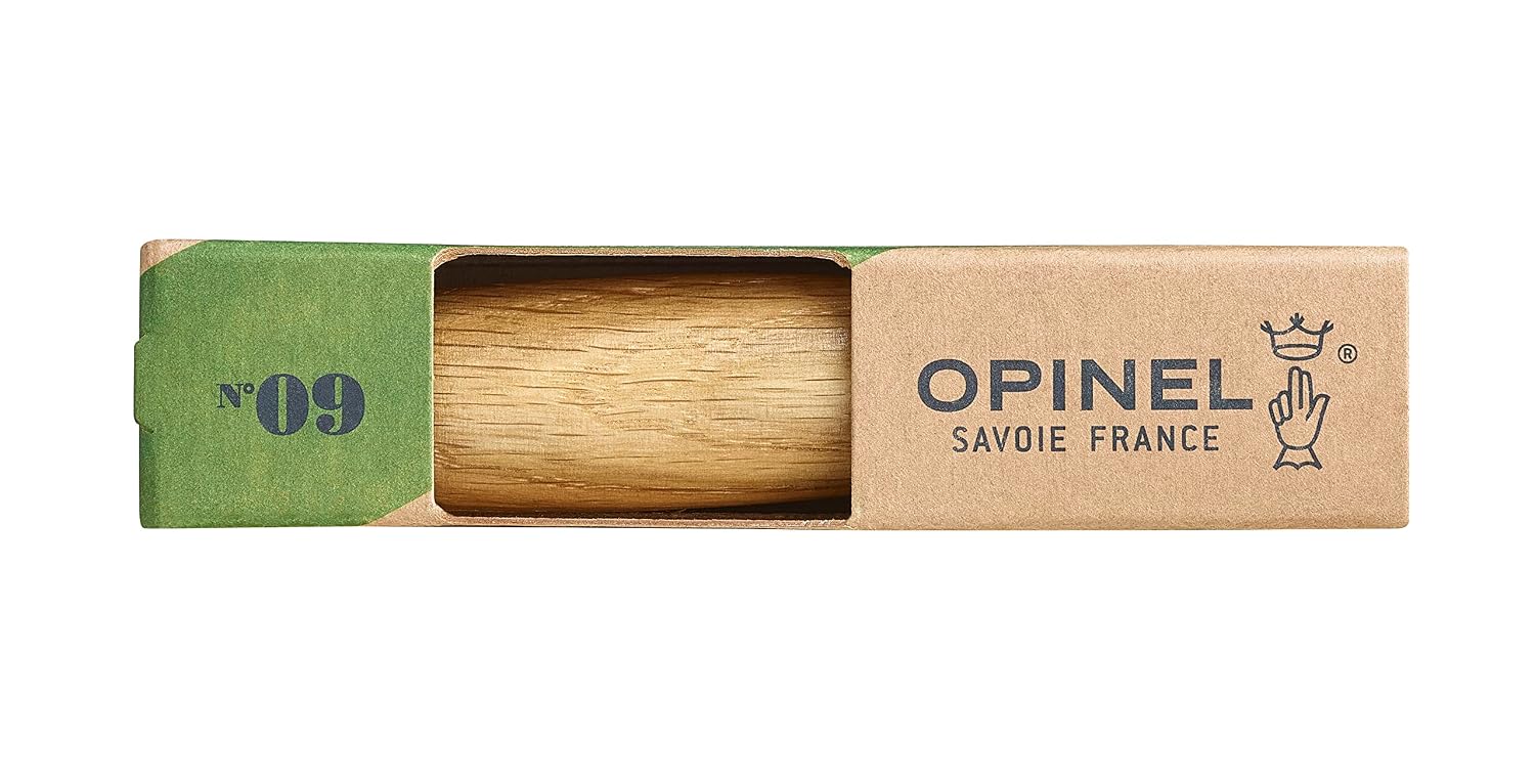 OPINEL N°9 — Couteau de Poche Inox Manche en Chêne – Image 4