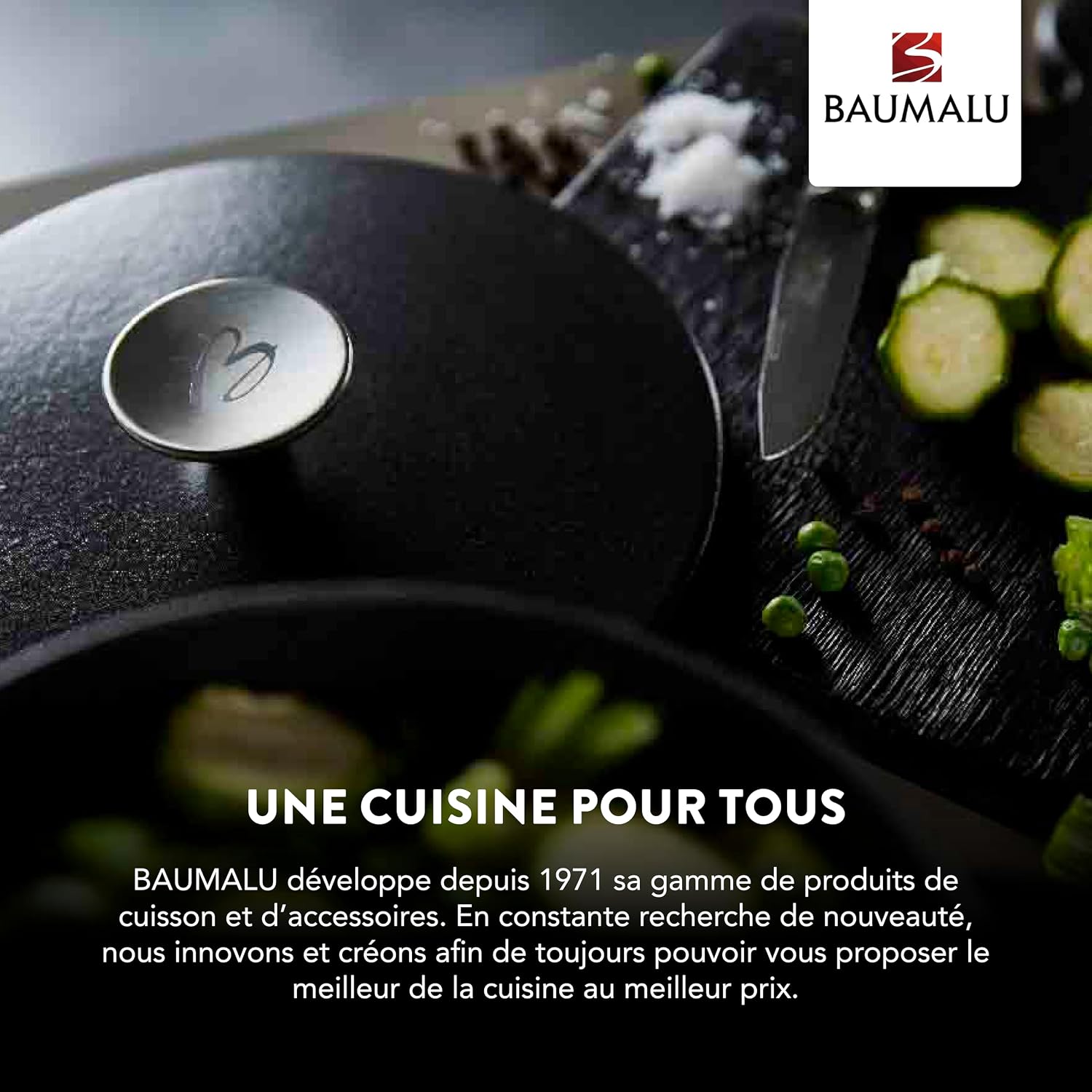 BAUMALU — Casse-noix en acier chromé 21 x 6,2 x 6 cm – Image 25