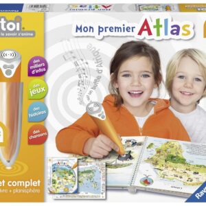 RAVENSBURGER tiptoi — Coffret Lecteur interactif + Atlas