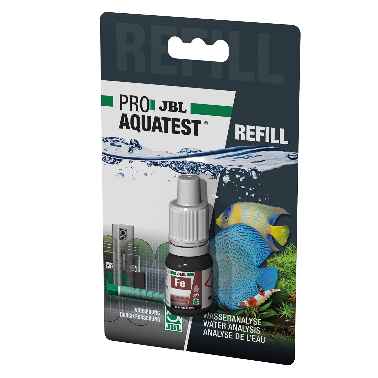 JBL ProAquaTest Fe Fer Refill — Recharge test fer aquarium