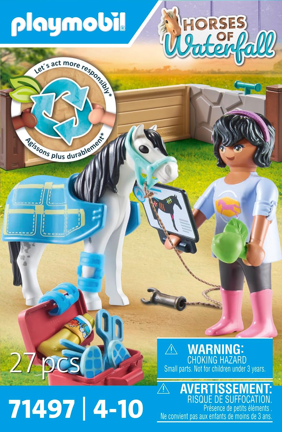 PLAYMOBIL Horses of Waterfall — Thérapeute et cheval – Image 53