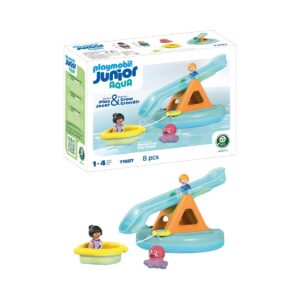 PLAYMOBIL Junior Aqua 71687 — Îlot avec Toboggan Aquatique