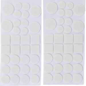 BGS DIY — Jeu de protections antidérapantes blanc 64 pièces
