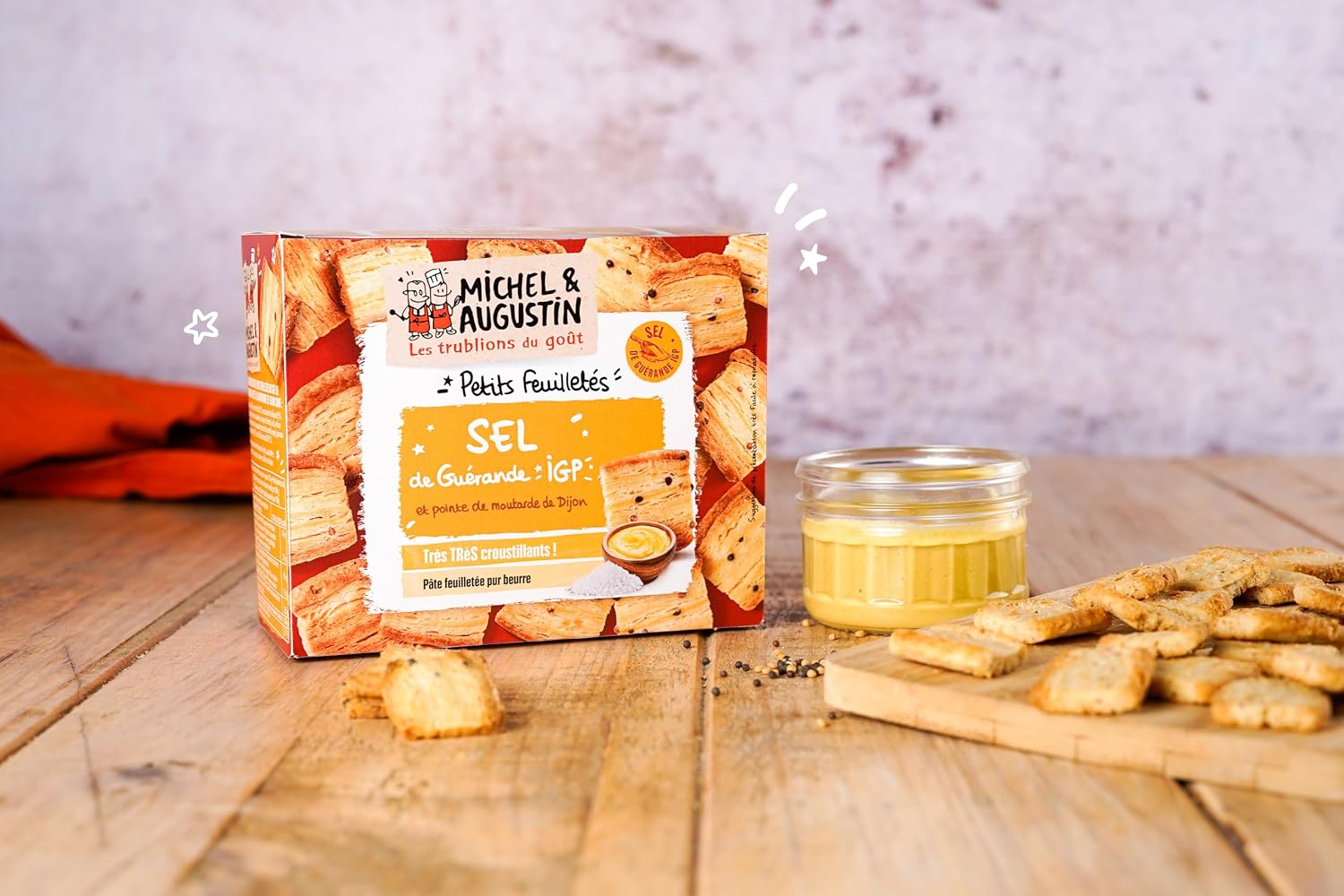MICHELIN — Petits feuilletés sel de Guérande et moutarde 9x80g – Image 3