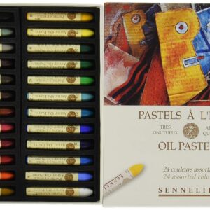 SENNELIER — Lot de 24 Pastels à l’Huile assortis