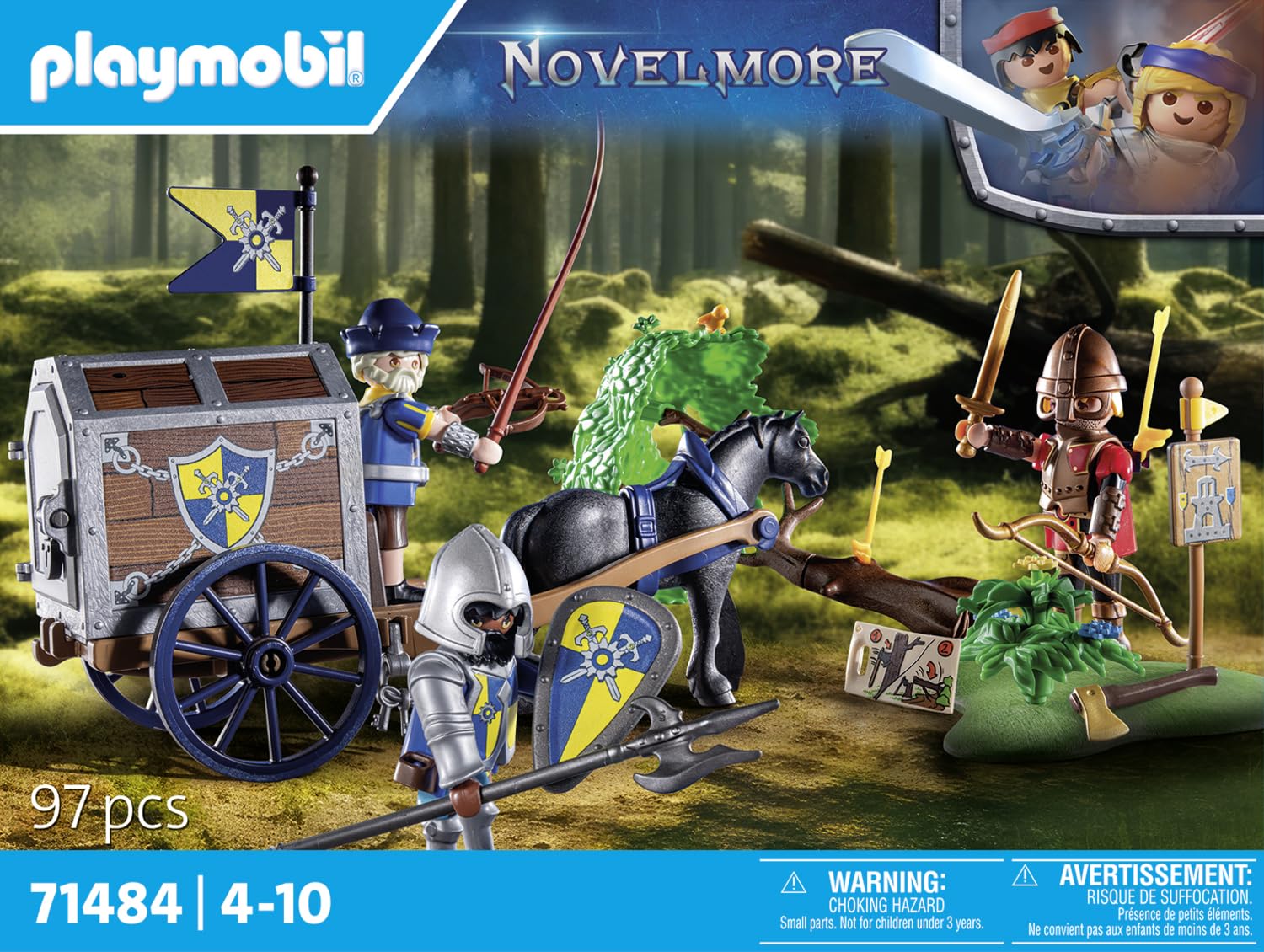 PLAYMOBIL Novelmore 71484 — Convoi avec bandit – Image 29