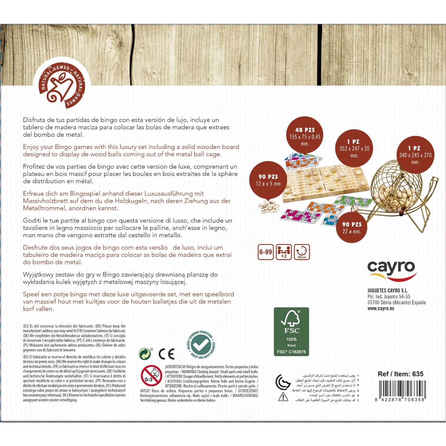 CAYRO Deluxe — Jeu de Bingo 2 à 8 Joueurs dès 6 Ans – Image 3
