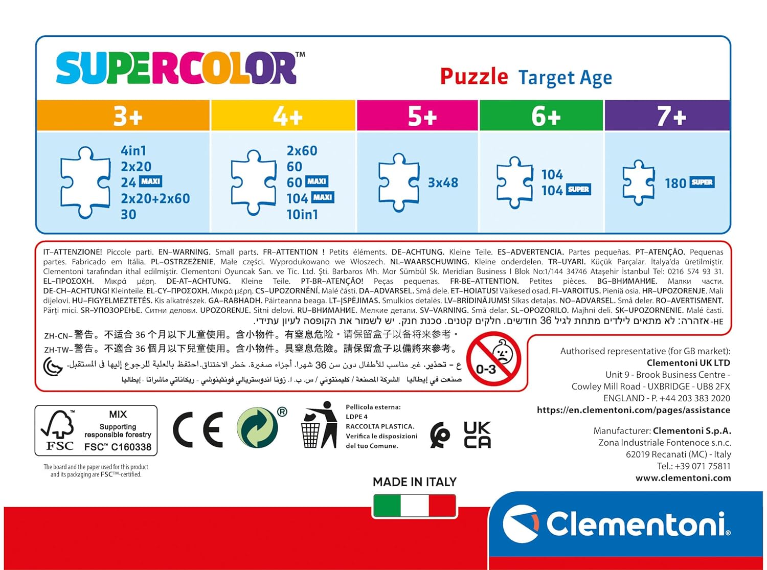 CLEMENTONI SuperColor — Puzzle enfant Paw Patrol 30 pièces – Image 10