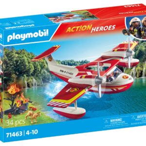 Alternative view of PLAYMOBIL Action Heroes 71463 — Hydravion avec pompier