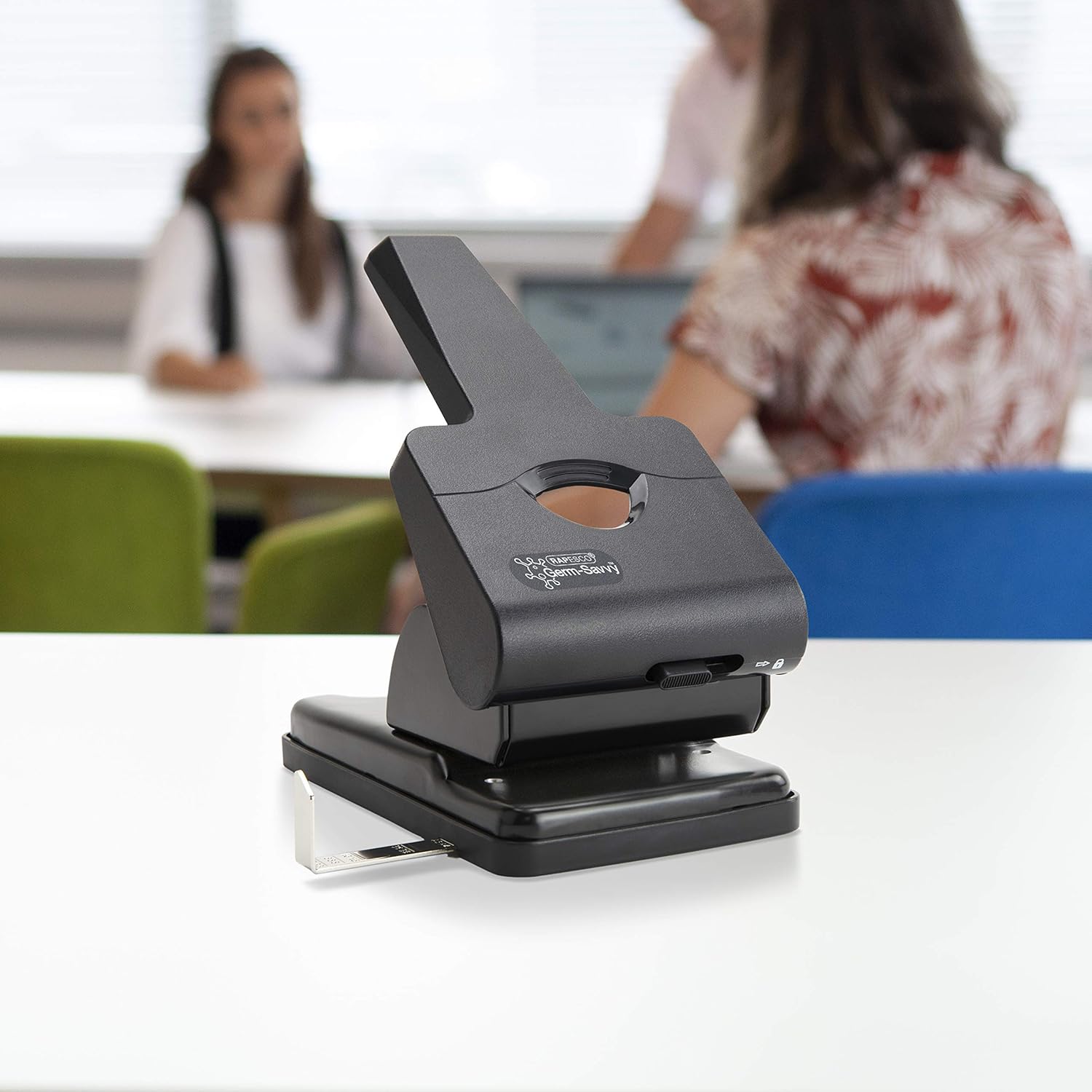 RAPESCO HD865-P — Perforatrice 2 trous grande capacité noir – Image 3