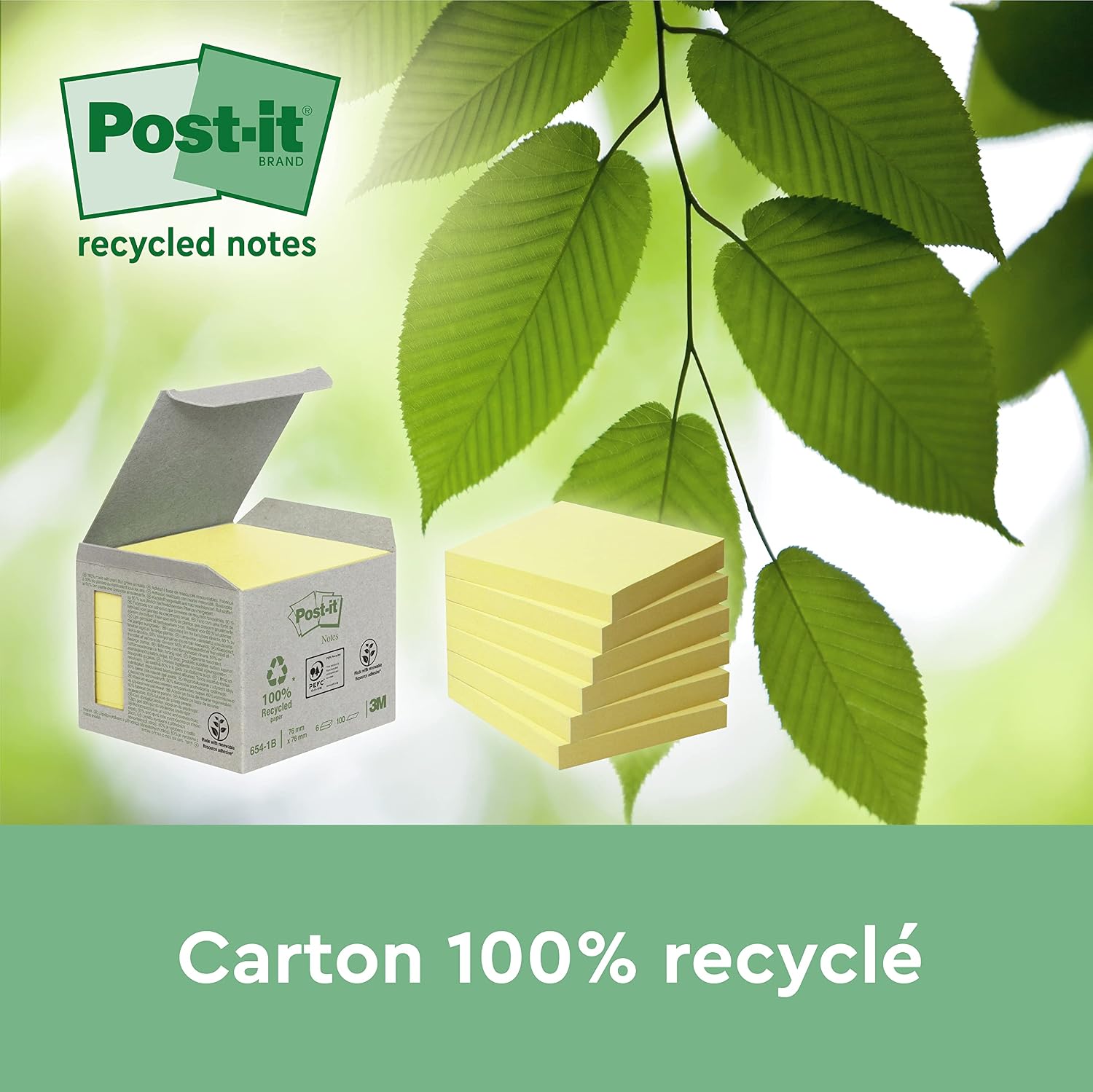 POST-IT Z-Notes — Pack de 6 blocs 76 x 76 mm – Image 44