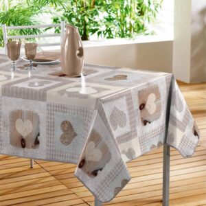 DOUCEUR D'INTÉRIEUR — Nappe rectangle 140 x 240 cm PVC imprimé
