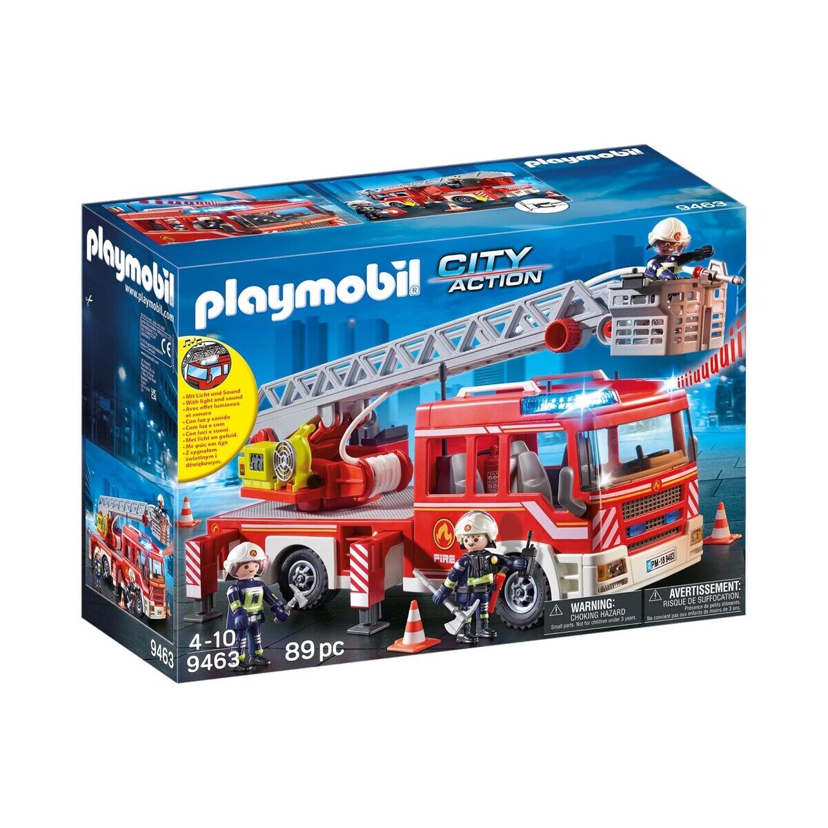 PLAYMOBIL City Action 9463 — Camion de Pompiers sonore##