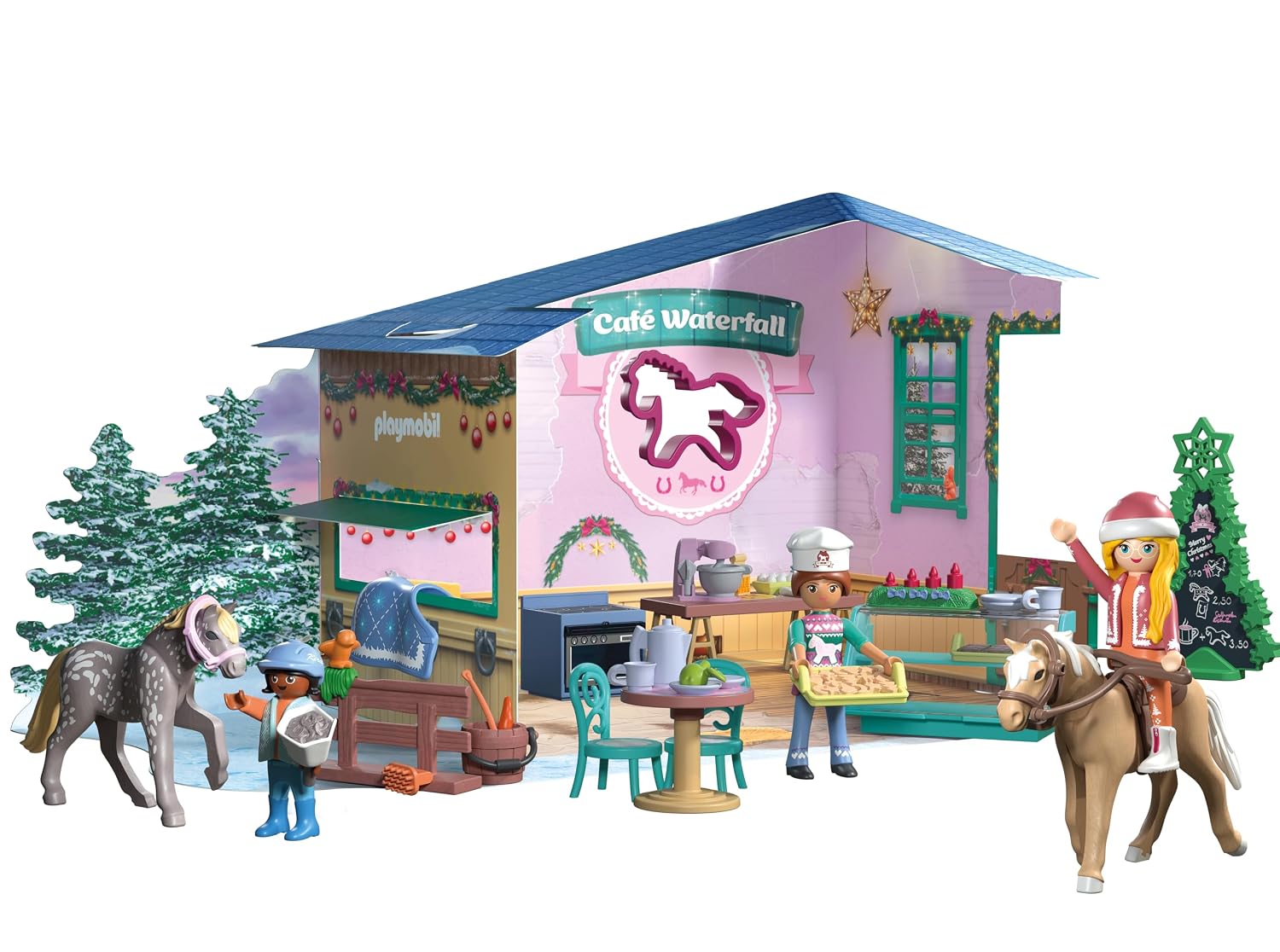 PLAYMOBIL — Pâtisserie de Noël au café équestre – Image 19