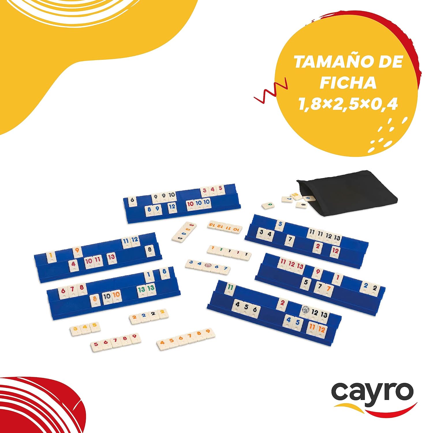 CAYRO Rummi Classic — Jeu de société 6 joueurs – Image 13