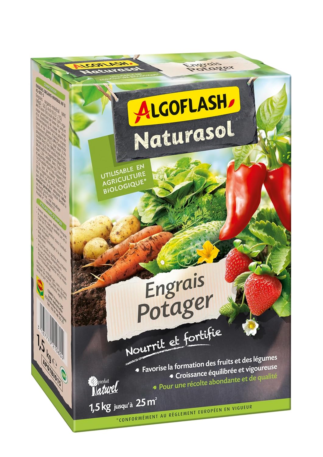 ALGOFLASH NATURASOL — Engrais Potager 1,5 kg – Image 7