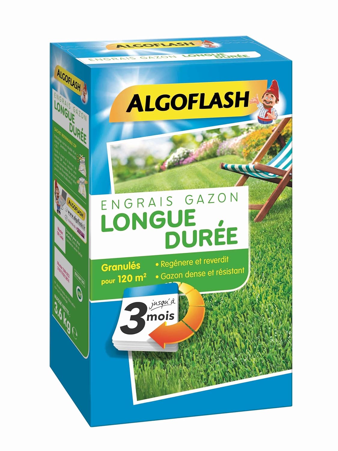 ALGOFLASH — Engrais Gazon Longue Durée 3 kg – Image 6