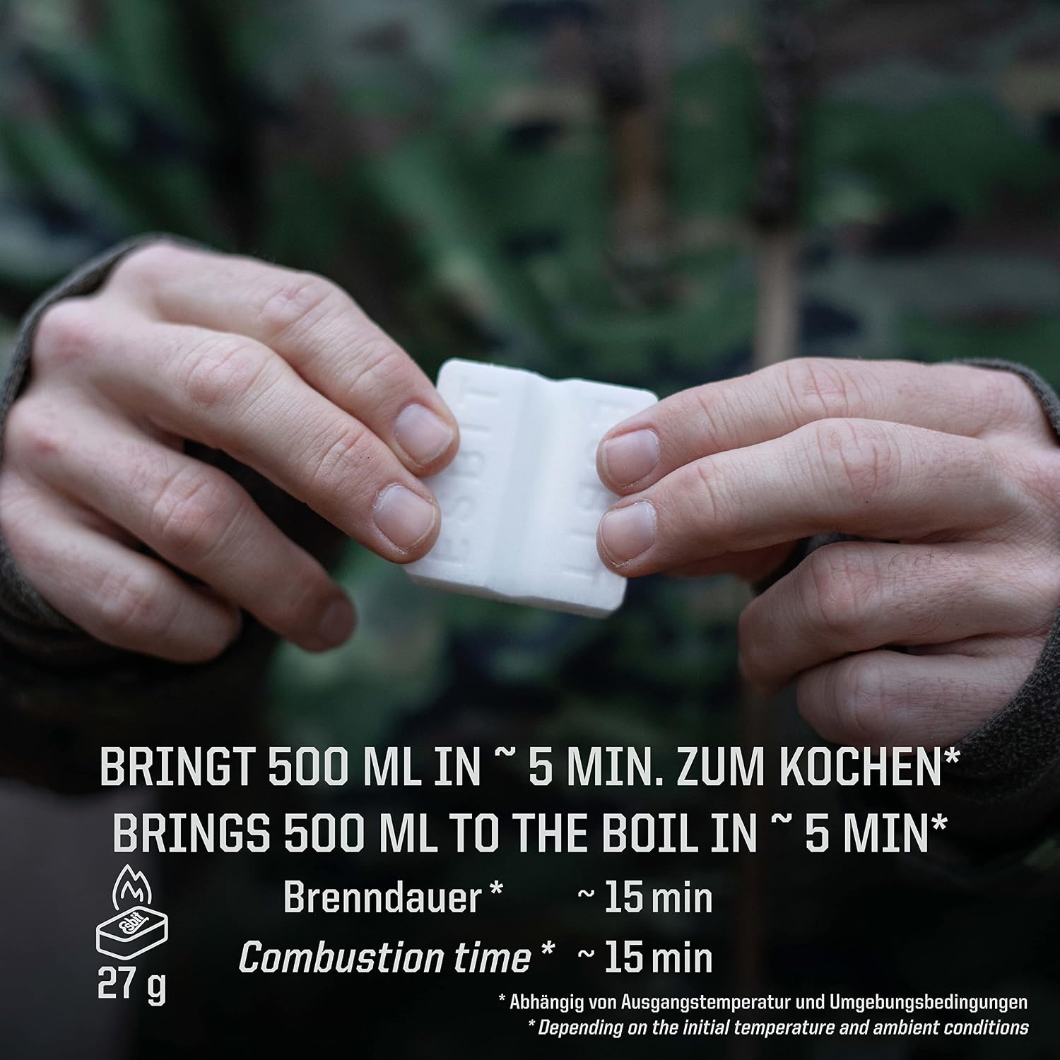 ESBIT — Réchaud de poche avec pare-vent et combustible sec – Image 6