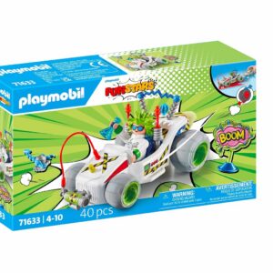 Alternative view of PLAYMOBIL Funstars 71633 — Chercheur et Kart à moteur rétractable