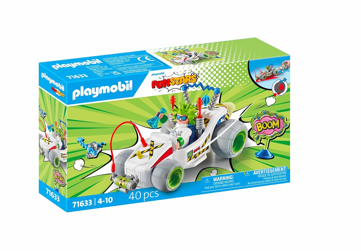 PLAYMOBIL Funstars 71633 — Chercheur et Kart à moteur rétractable – Image 10