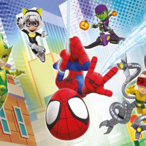 Alternative view of CLEMENTONI Supercolor — Puzzle Spidey 2x60 pièces dès 4 ans