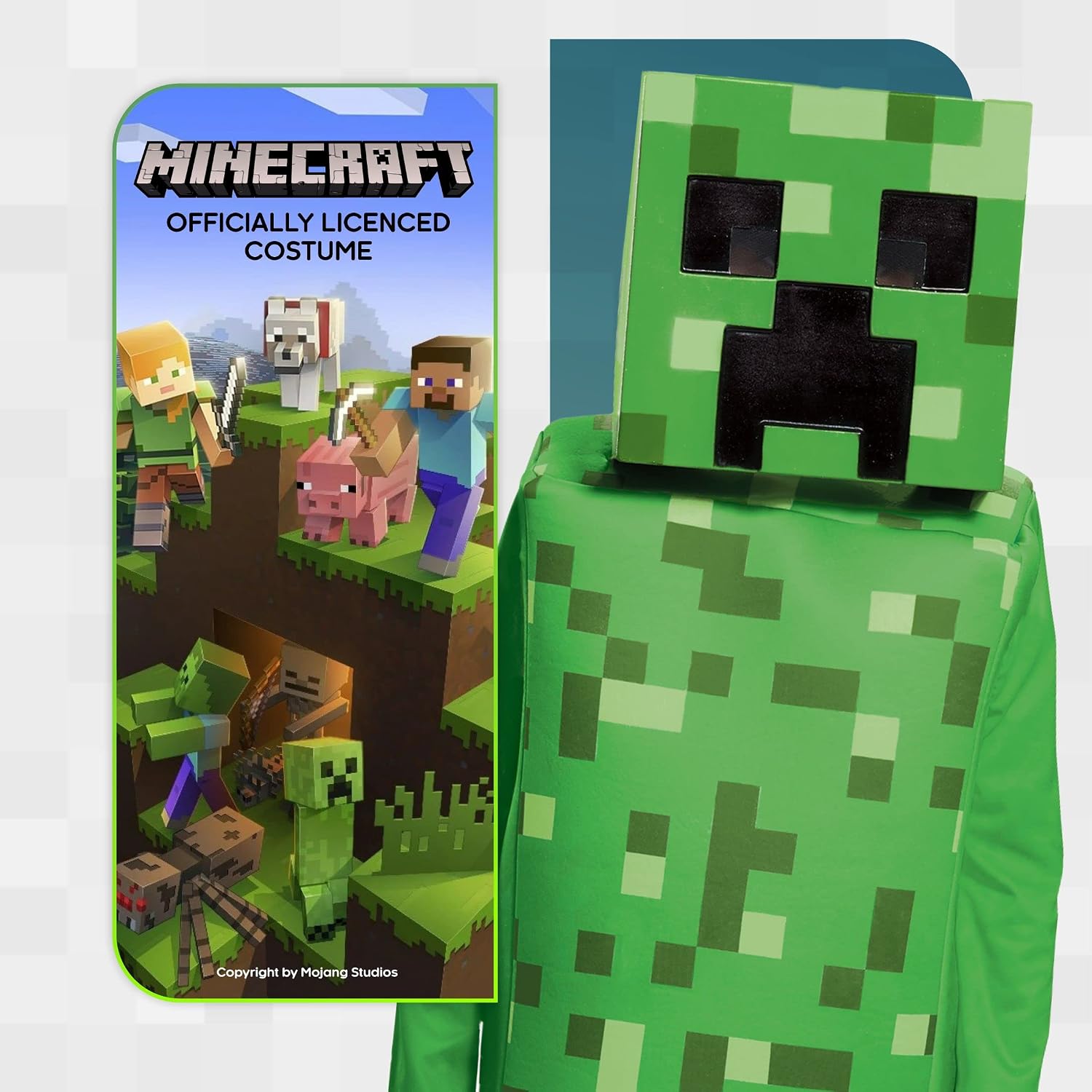 MINECRAFT — Déguisement Creeper Classique Enfant Taille M – Image 15