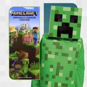 Alternative view of MINECRAFT — Déguisement Creeper Classique Enfant Taille M