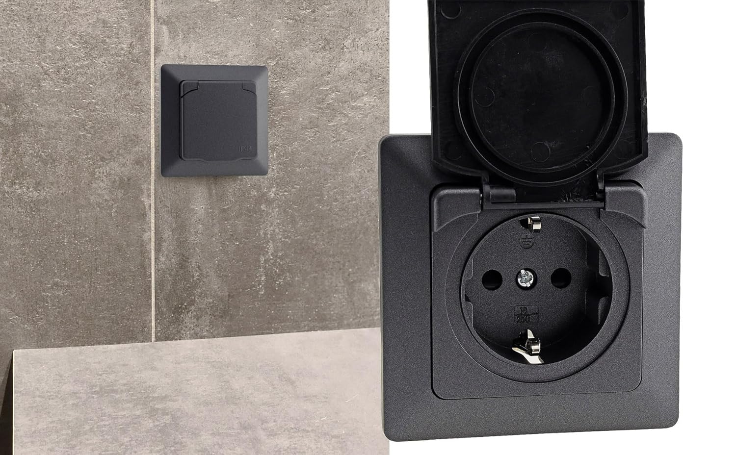 CHILITEC MILOS — Prise extérieure encastrée IP44 USB – Image 10