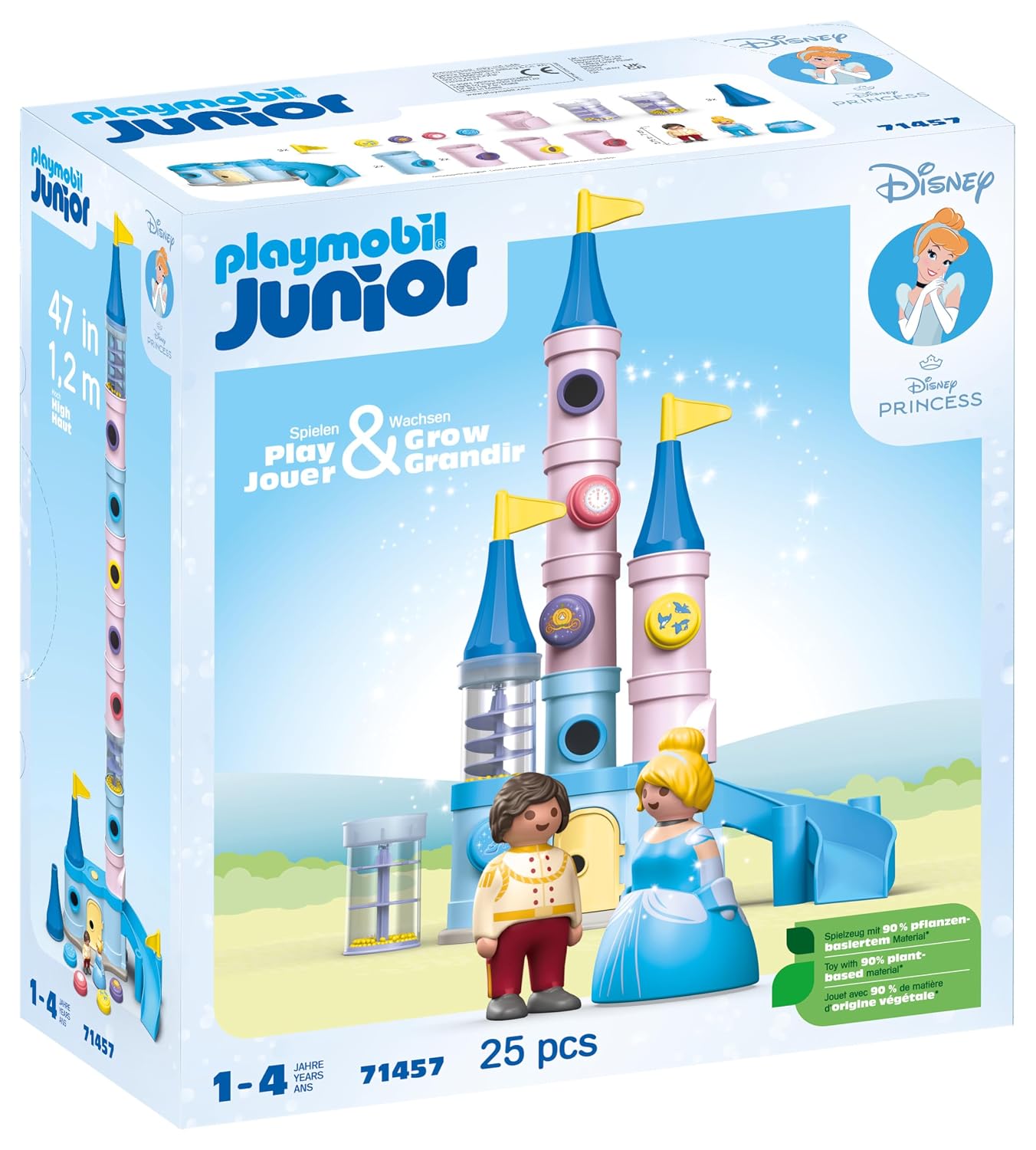 PLAYMOBIL Junior Disney — Château de Cendrillon avec toboggan – Image 17
