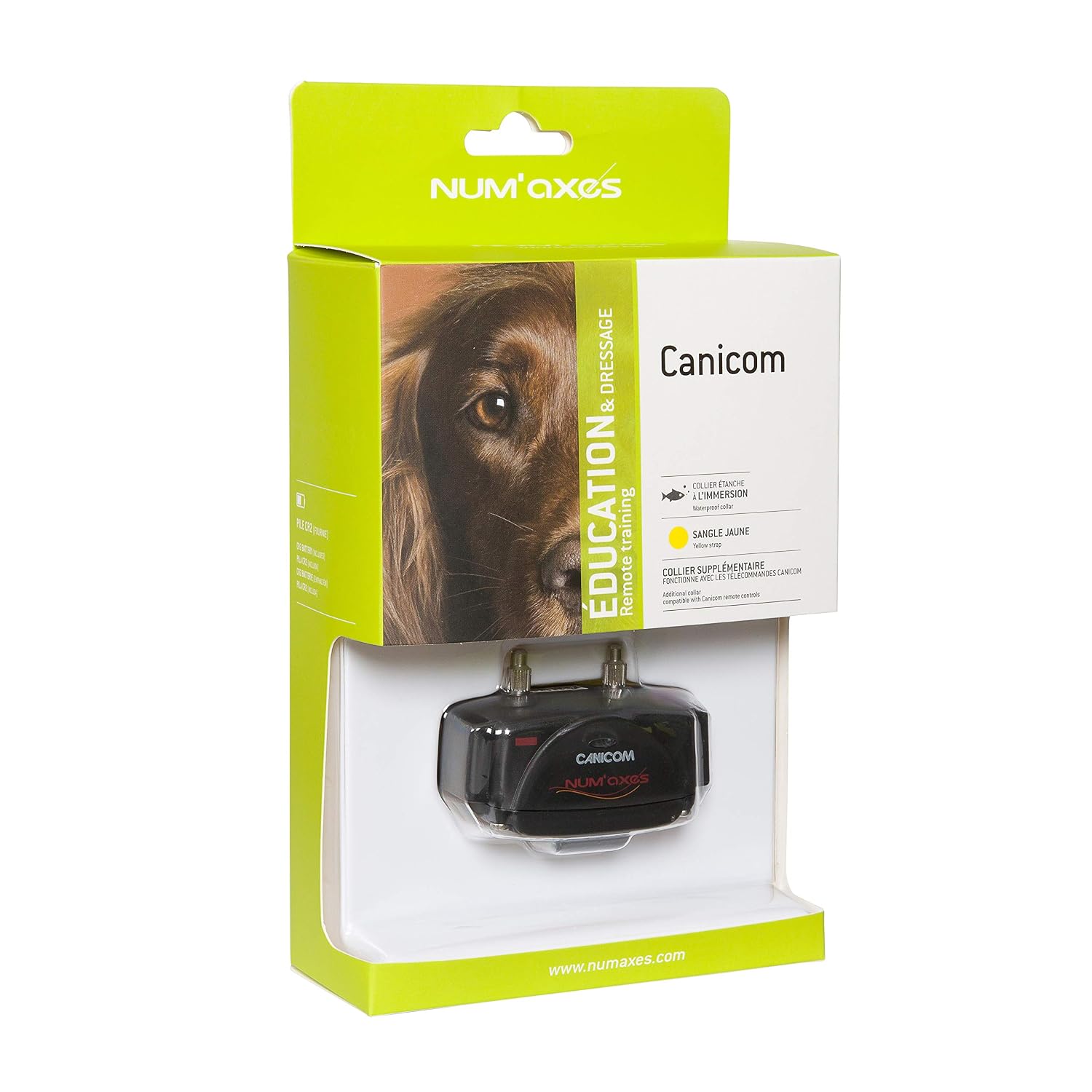 CANICOM — Collier Supplémentaire pour Chien Sangle Jaune Fluo – Image 9