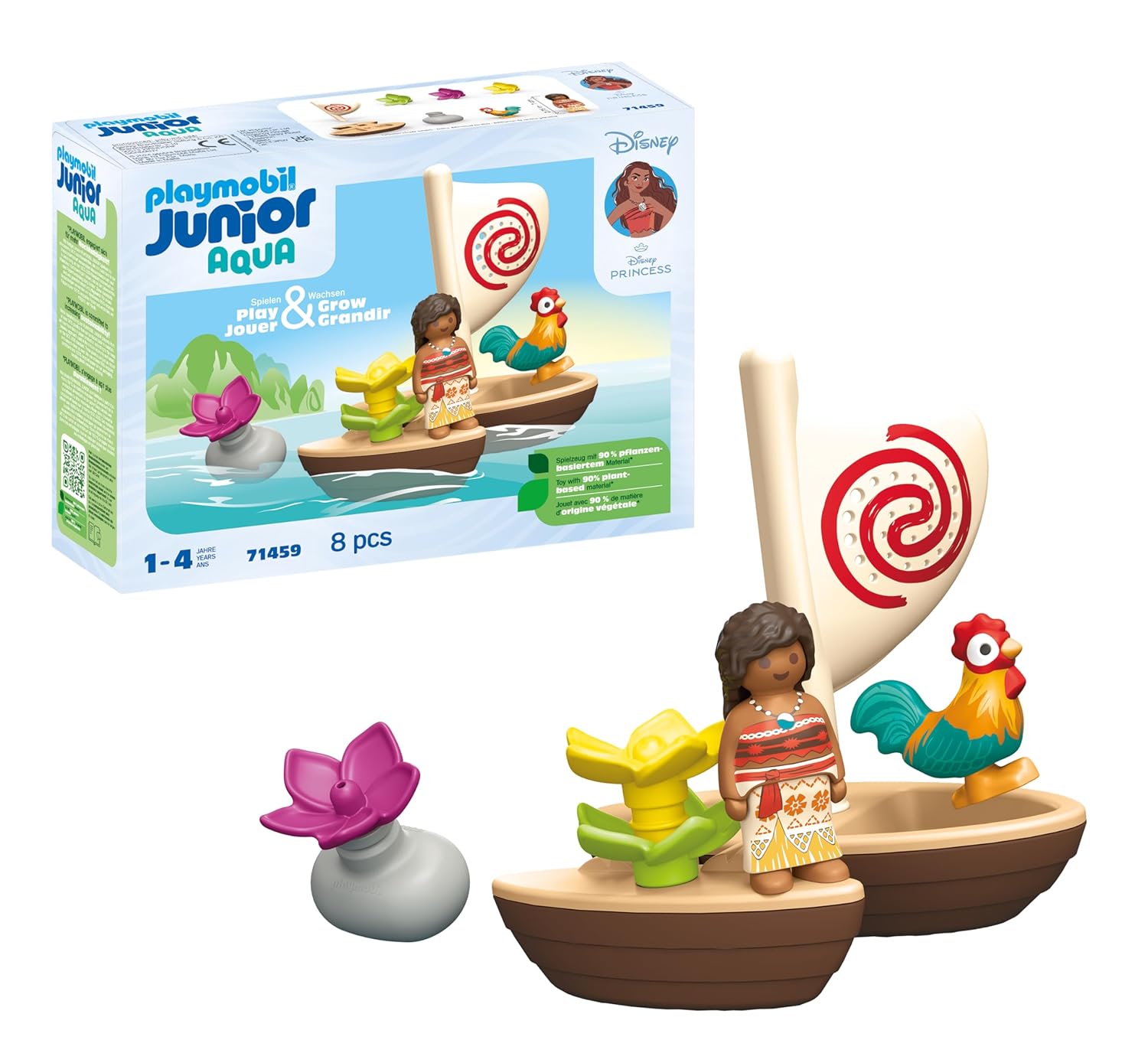 PLAYMOBIL Junior Disney — Vaiana et Bateau à Voile – Image 8
