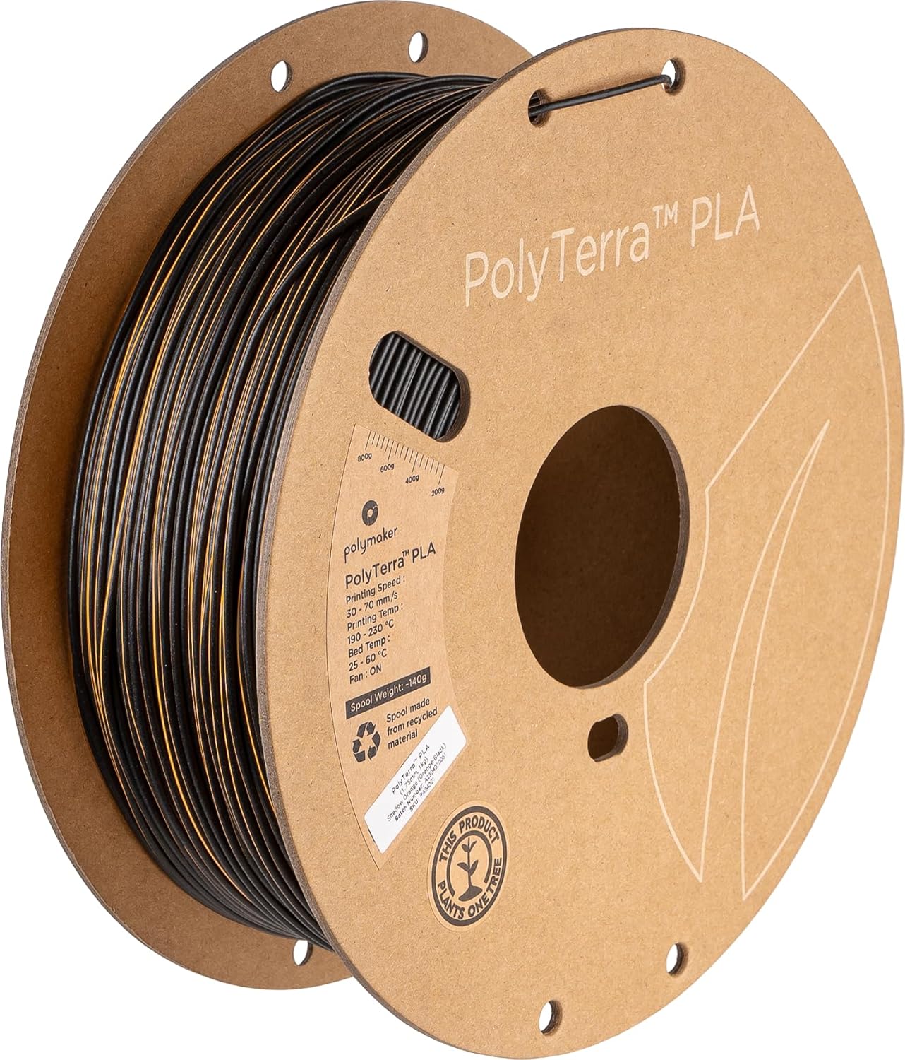 POLYMAKER Polyterra — Filament PLA Dual Color 1,75 mm 1 kg – Image 2