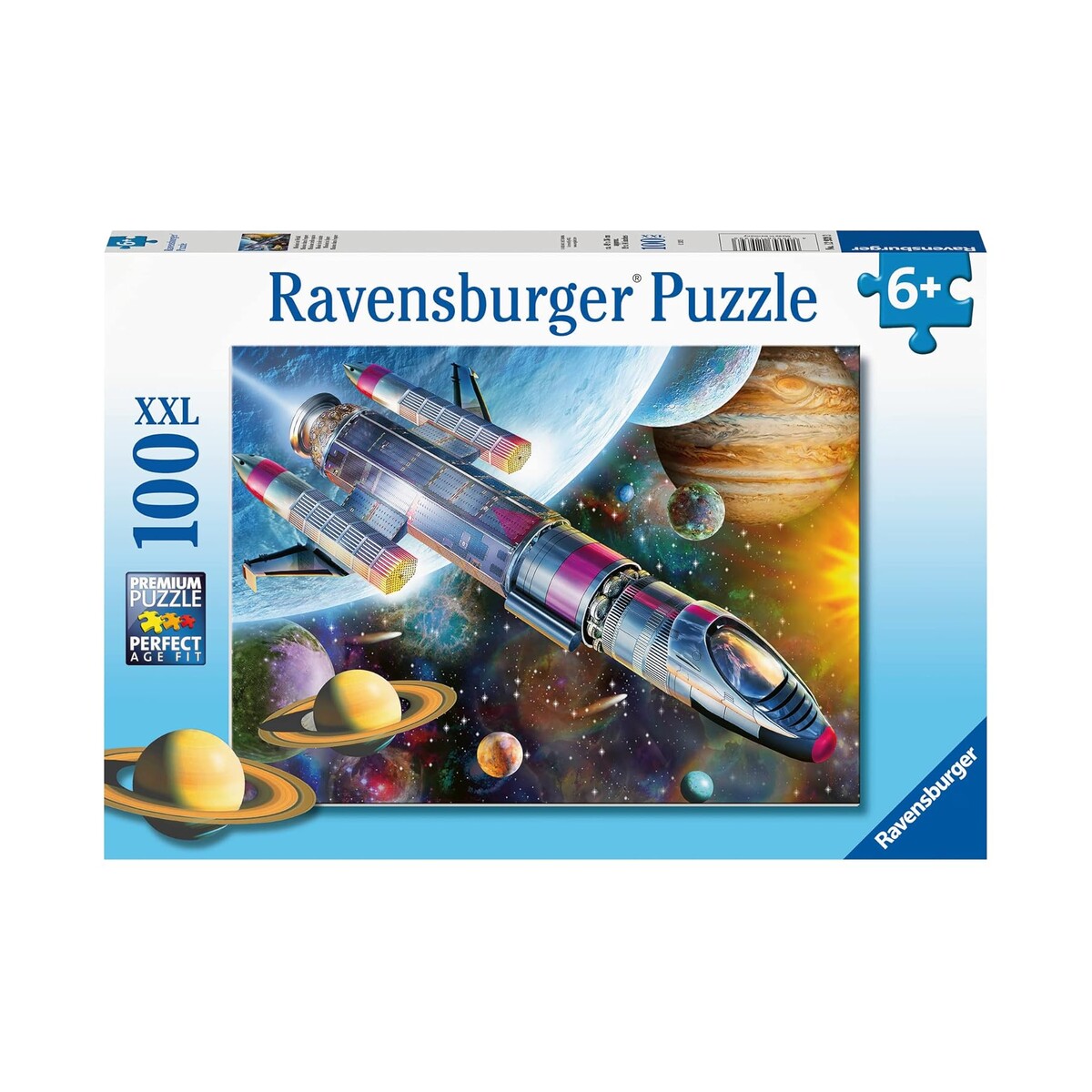 RAVENSBURGER — Puzzle enfant XXL 100 pièces Mission dans l'espace