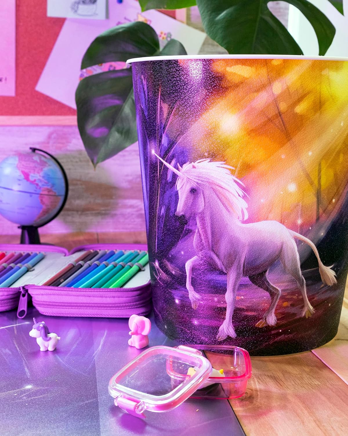 IDENA — Corbeille à papier enfant licorne 9L – Image 9