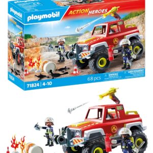 PLAYMOBIL Action Heroes — Camion de Pompiers 71824