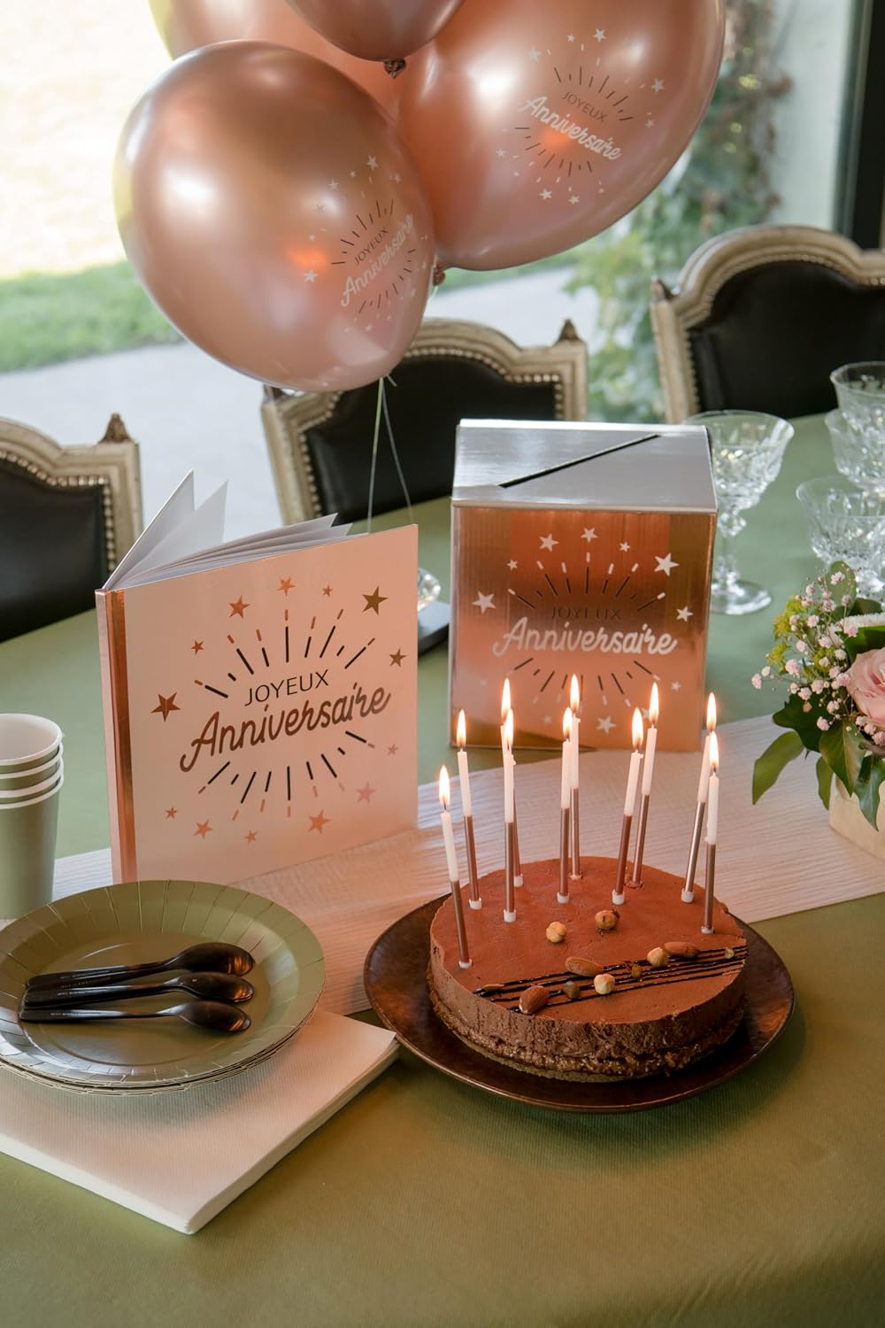 SANTEX — Livre d’or Joyeux Anniversaire Noir/Or – Image 2