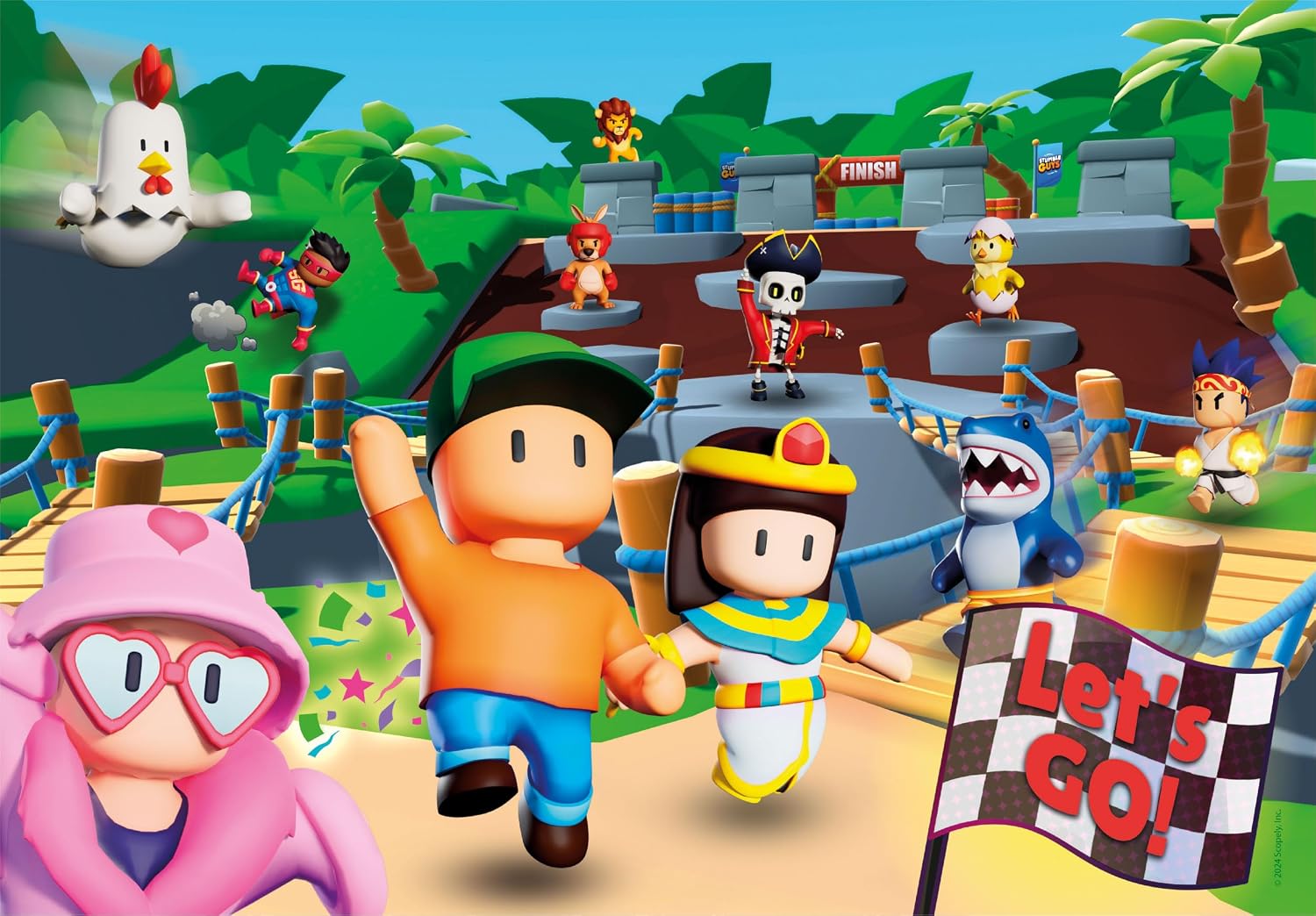 CLEMENTONI Stumble Guys — Puzzle enfants 180 pièces – Image 43