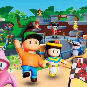 Alternative view of CLEMENTONI Stumble Guys — Puzzle enfants 180 pièces
