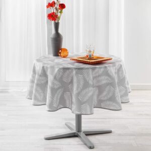 DOUCEUR D'INTÉRIEUR — Nappe ronde Lifette gris Ø 180 cm