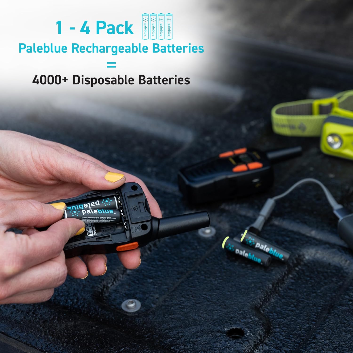 PALEBLUE — Piles rechargeables USB-C AAA 1,5 V – Image 10